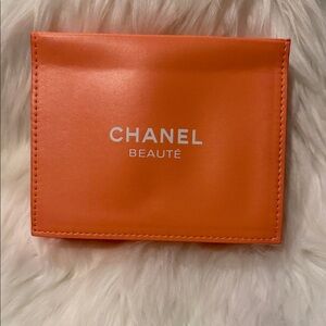 Chanel GWP 2024 Coral Beauty Pouch with Magnetic Closure